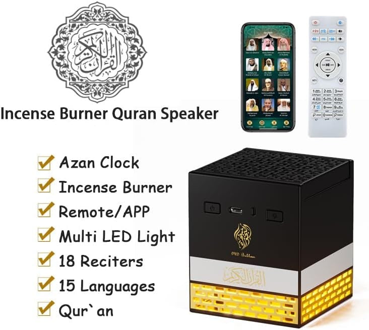 Kaaba Box™ - Quran Reciter & Bukhoor Burner